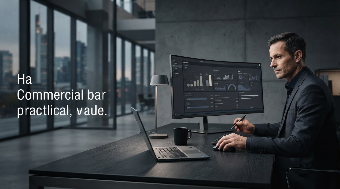 Visualización del panel de análisis de datos en tiempo real Muqbil